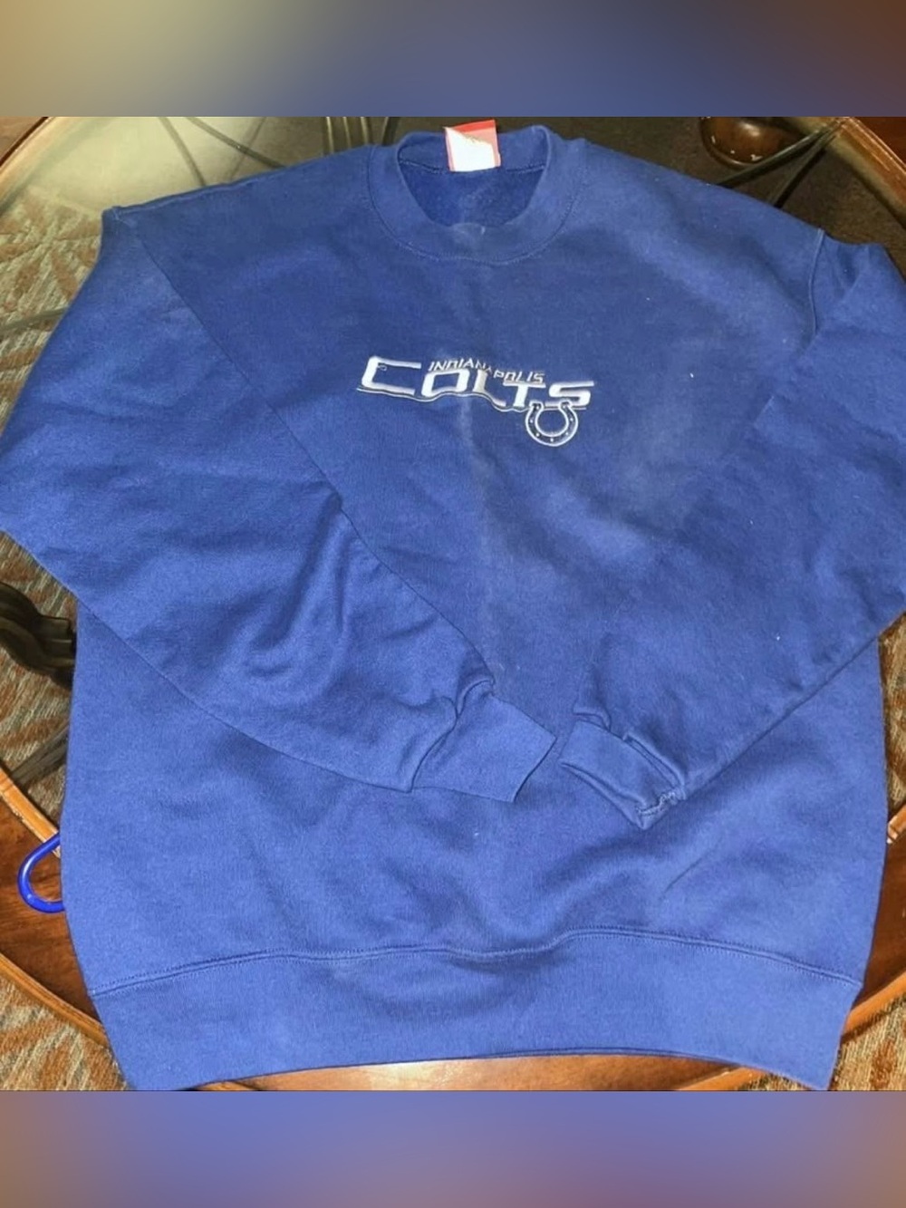 Vintage Indianapolis Colts Blue Crewneck Sweatshirt VF Imagewear Men’s Size L